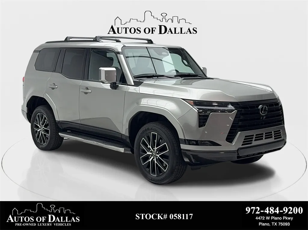 Silver 2025 Lexus GX 550 Premium NAV,CAM,SUNROOF,CLMT STS,HEADS UP for sale in Plano, TX