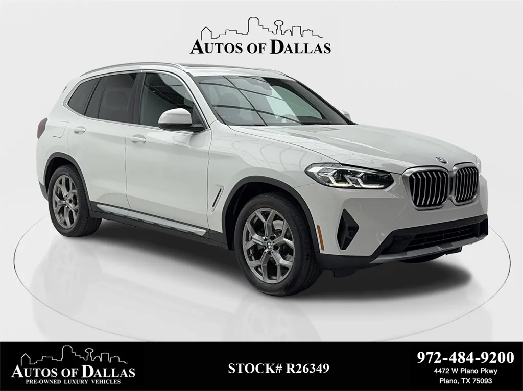 White 2023 BMW X3 sDrive30i X LINE,NAV,CAM,PANO,HTD STS,BLIND SPOT for sale in Plano, TX
