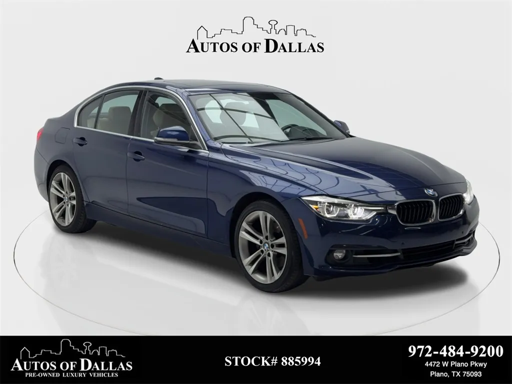 Blue 2017 BMW 3 Series 330i for sale in Plano, TX