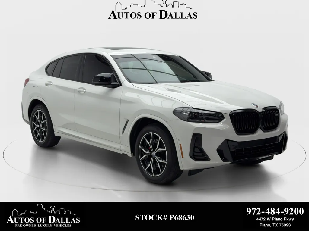 White 2023 BMW X4 M40i NAV,CAM,PANO,HTD STS,HEADS UP,19" WLS for sale in Plano, TX