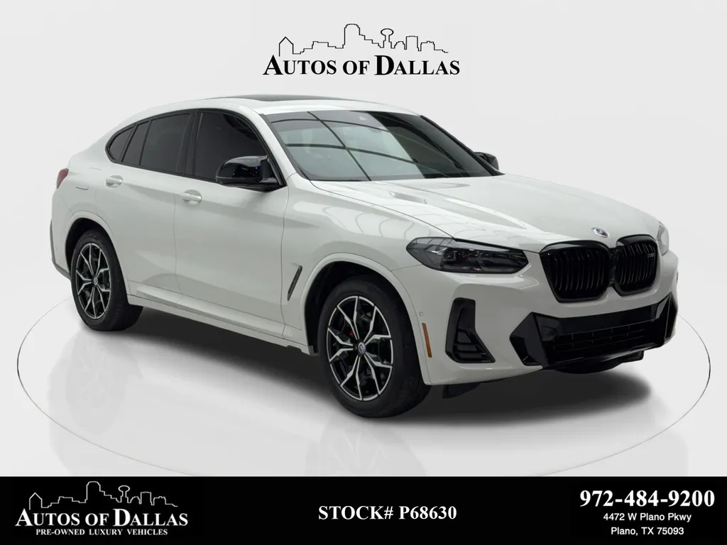 2023 BMW X4 M40i NAV,CAM,PANO,HTD STS,HEADS UP,19" WLS