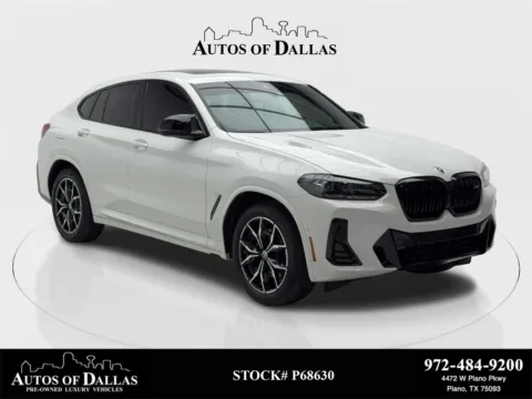 White 2023 BMW X4 M40i NAV,CAM,PANO,HTD STS,HEADS UP,19" WLS for sale in Plano, TX