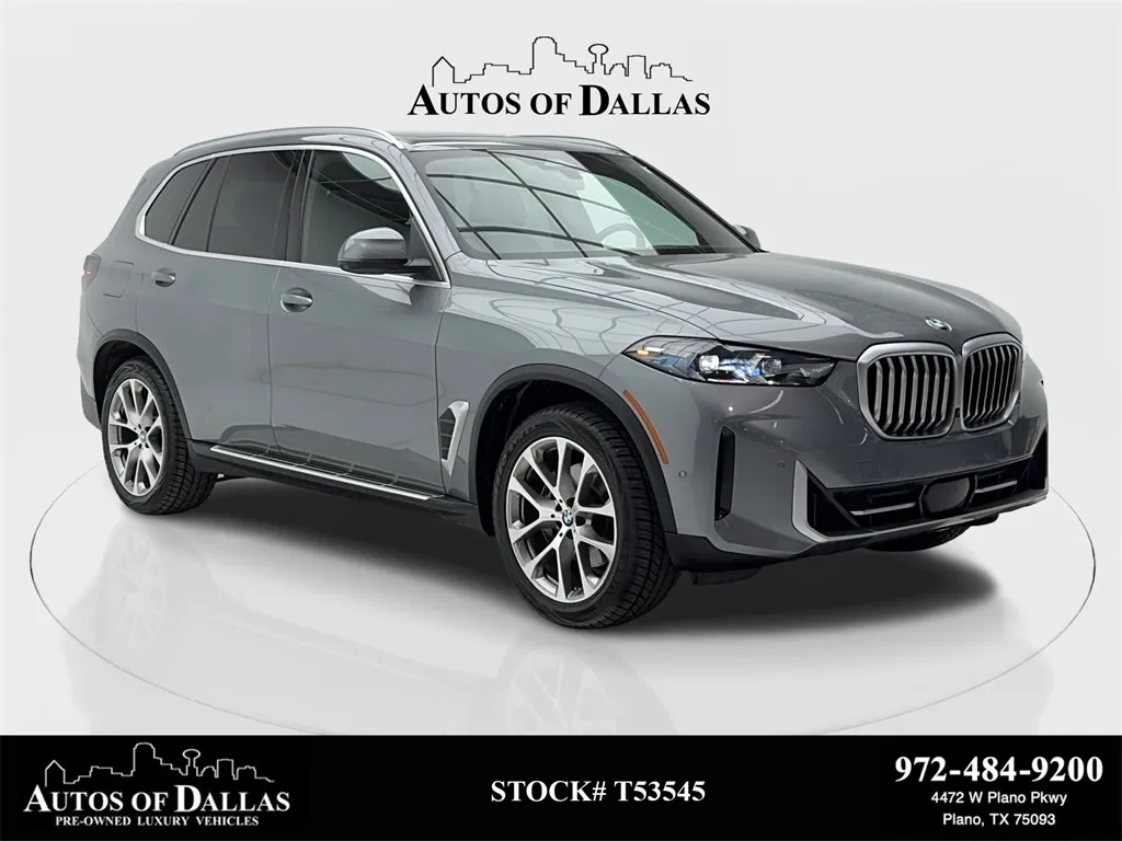 White 2024 BMW X5 sDrive40i X LINE,NAV,CAM,PANO,HTD STS,HEADS UP for sale in Plano, TX