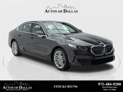 Gray 2024 BMW 5 Series 530i SPORT LINE,NAV,CAM,SUNROOF,HTD STS,BLIND SPOT for sale in Plano, TX