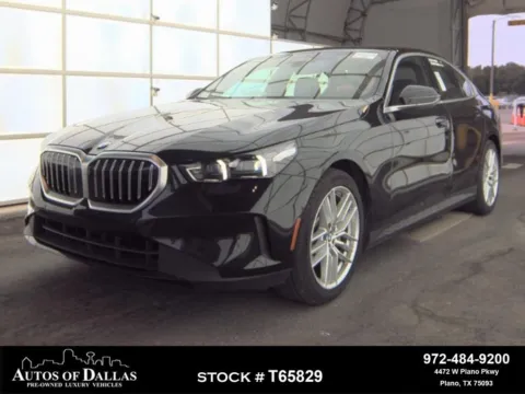 Photos of 2025 BMW 5 Series 530i SPORT LINE,NAV,CAM,SUNROOF,HTD STS,BLIND SPOT for sale in Plano, TX at Autos of Dallas - Plano