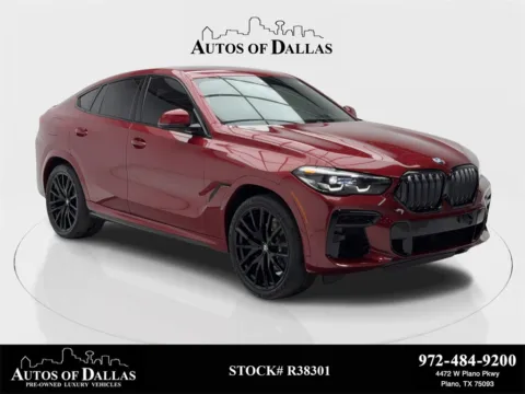 Red 2023 BMW X6 xDrive40i M SPORT,NAV,CAM,PANO,HEADS UP,22" WLS for sale in Plano, TX