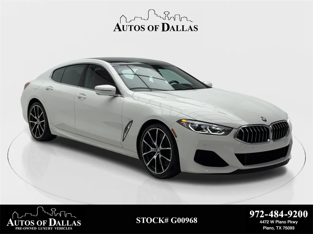 White 2021 BMW 8 Series M850i xDrive Gran Coupe M SPORT,NAV,CAM,PANO for sale in Plano, TX