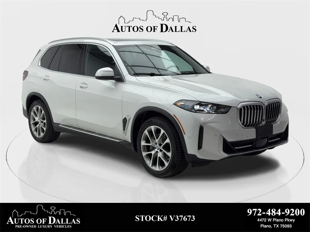White 2024 BMW X5 sDrive40i X LINE,NAV,CAM,PANO,HTD STS,BLIND SPOT for sale in Plano, TX