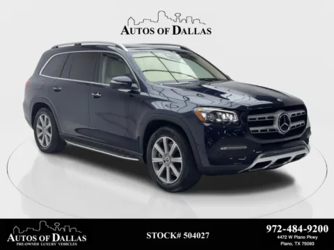 Black 2021 Mercedes-Benz GLS 450 NAV,CAM,PANO,HTD STS,BLIND SPOT,3RD ROW for sale in Plano, TX