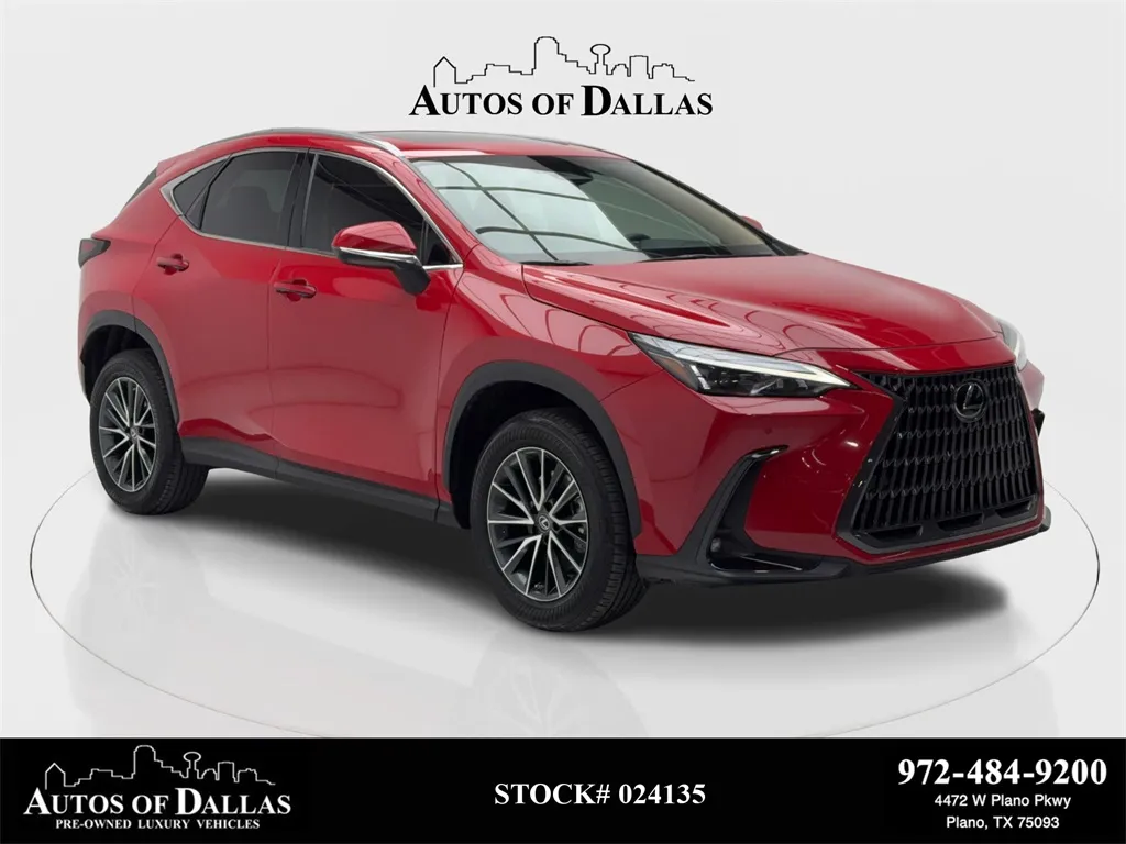 Red 2023 Lexus NX 350 Premium NAV,CAM,SUNROOF,CLMT STS,BLIND SPOT for sale in Plano, TX