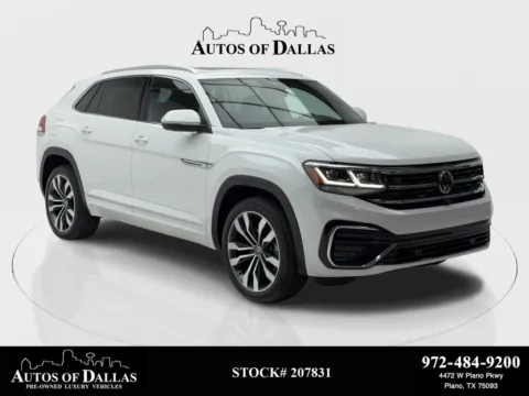 White 2023 Volkswagen Atlas Cross Sport 3.6L V6 SEL Premium R-Line NAV,CAM,PANO,CLMT STS for sale in Plano, TX