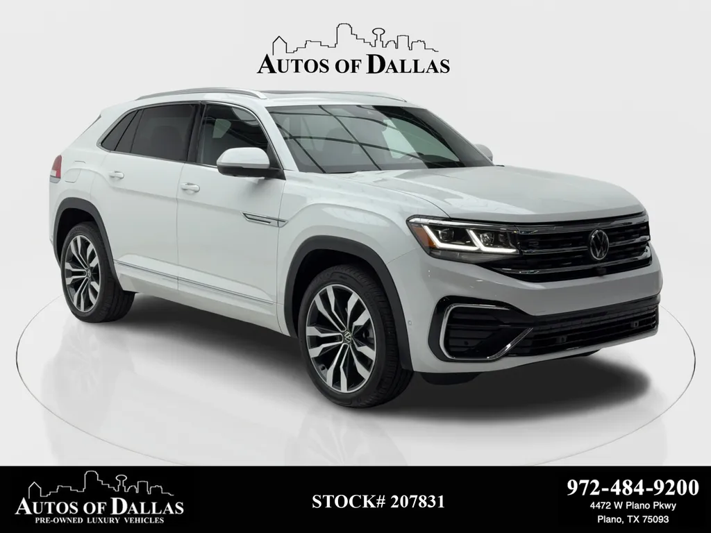 White 2023 Volkswagen Atlas Cross Sport 3.6L V6 SEL Premium R-Line NAV,CAM,PANO,CLMT STS for sale in Plano, TX