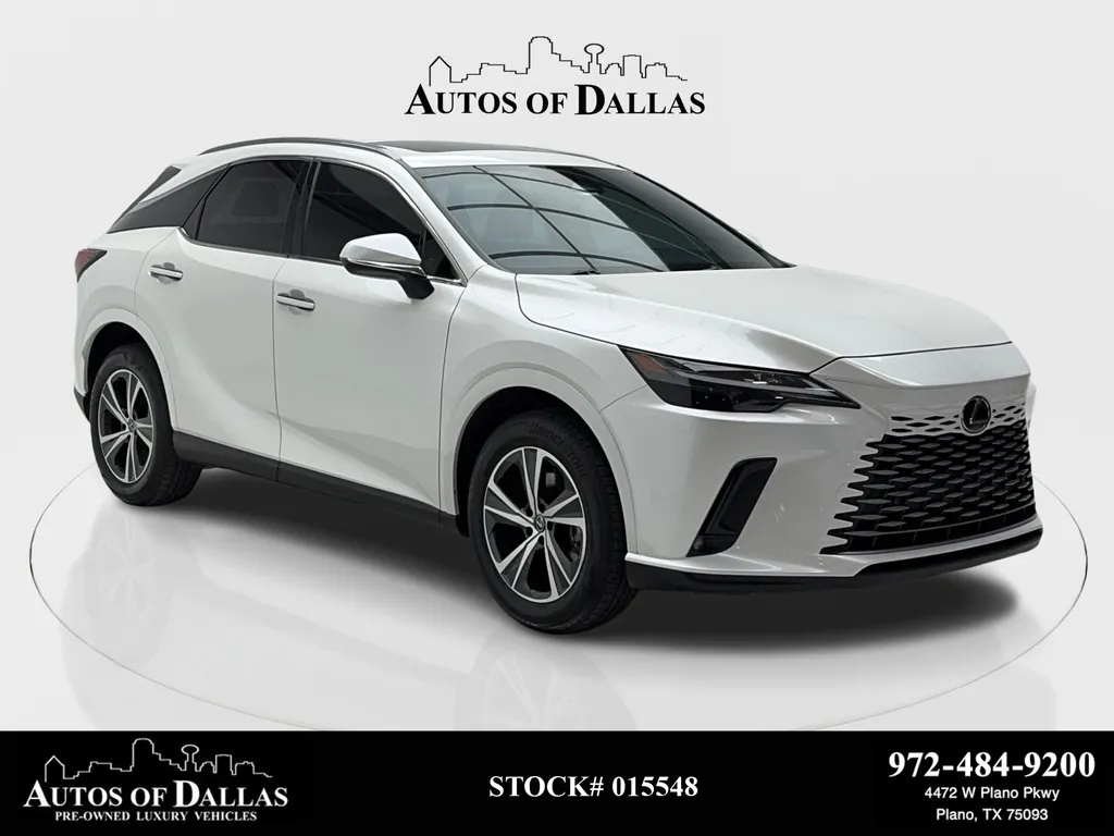 White 2024 Lexus RX 350 Premium NAV,CAM,SUNROOF,CLMT STS,BLIND SPOT for sale in Plano, TX