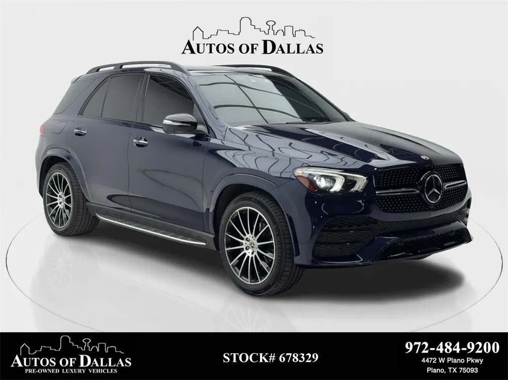 Black 2022 Mercedes-Benz GLE 350 AMG NIGHT PKG,NAV,CAM,SUNROOF,21" WLS for sale in Plano, TX