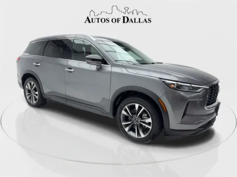 Photos of 2024 INFINITI QX60 LUXE NAV,CAM,SUNROOF,CLMT STS,BLIND SPOT,3RD ROW for sale in Plano, TX at Autos of Dallas - Plano