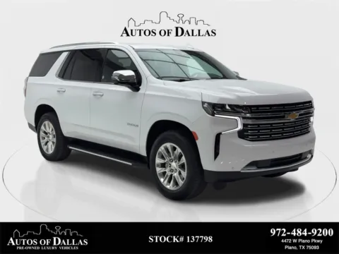 Photos of 2024 Chevrolet Tahoe Premier NAV,CAM,HTD STS,BLIND SPOT,3RD ROW for sale in Plano, TX at Autos of Dallas - Plano