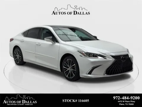 White 2022 Lexus ES 350 NAV,CAM,PANO,CLMT STS,BLIND SPOT for sale in Plano, TX