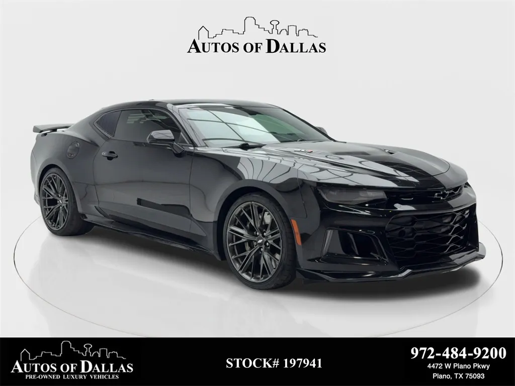 Black 2017 Chevrolet Camaro ZL1 for sale in Plano, TX