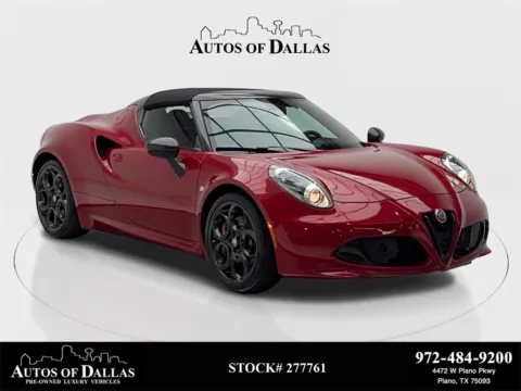 Red 2018 Alfa Romeo 4C for sale in Plano, TX