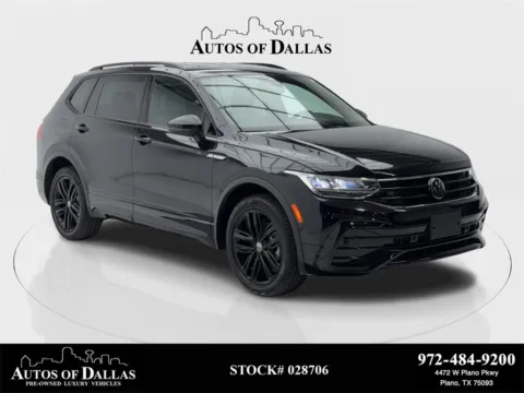 Black 2022 Volkswagen Tiguan 2.0T SE R-Line Black CAM,HTD STS,BLIND SPOT,3RD RO for sale in Plano, TX