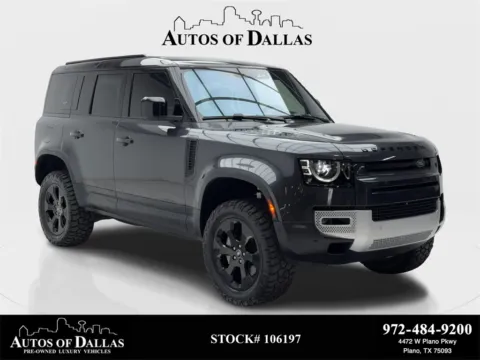 Gray 2022 Land Rover Defender 110 SE NAV,CAM,PANO,HTD STS,BLIND SPOT for sale in Plano, TX