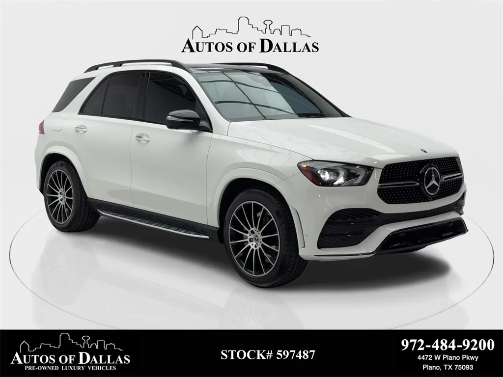 White 2022 Mercedes-Benz GLE 350 AMG NIGHT PKG,NAV,CAM,PANO,21" WHLS for sale in Plano, TX