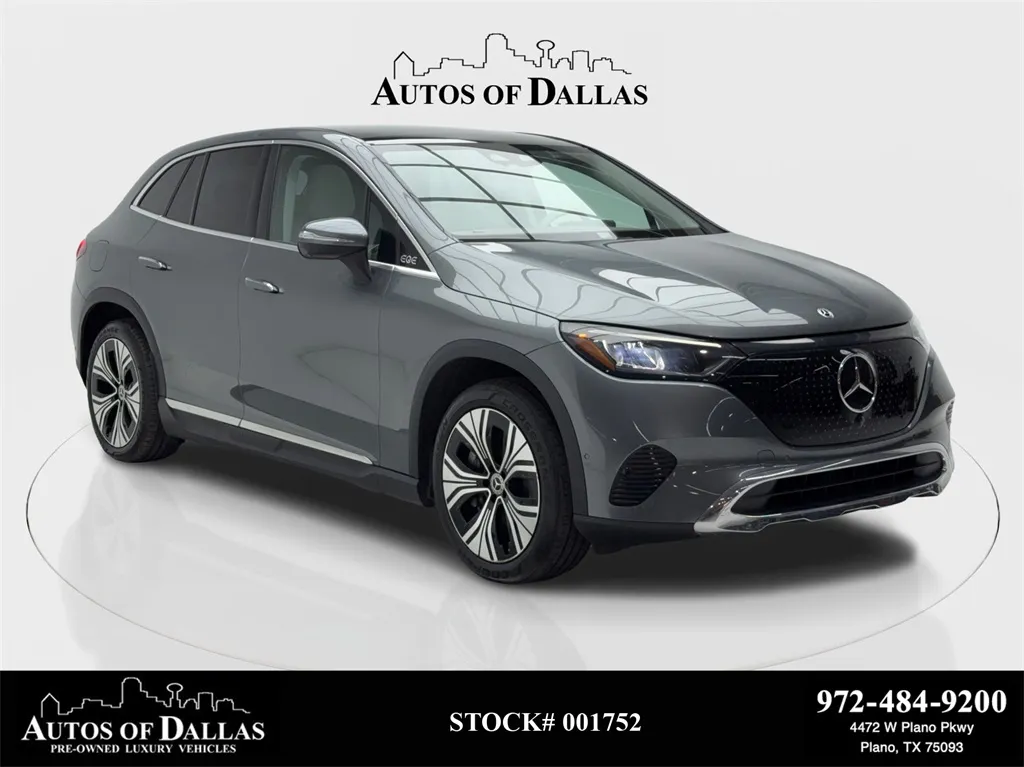 Black 2023 Mercedes-Benz EQE 350+ SUV NAV,CAM,PANO,CLMT STS,BLIND SPOT for sale in Plano, TX