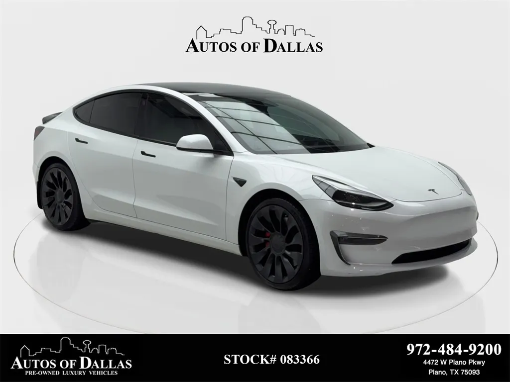 White 2021 Tesla Model 3 Performance for sale in Plano, TX