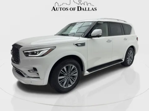 More photos of 2023 INFINITI QX80 LUXE NAV,CAM,SUNROOF,HTD STS,BLIND SPOT,3RD ROW at Autos of Dallas - Plano, TX