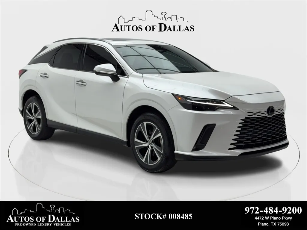 White 2023 Lexus RX 350 Premium NAV,CAM,SUNROOF,CLMT STS,BLIND SPOT for sale in Plano, TX