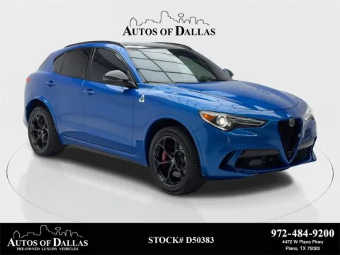 Blue 2022 Alfa Romeo Stelvio Quadrifoglio for sale in Plano, TX