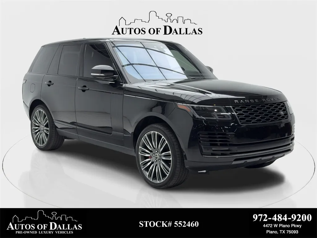 Black 2019 Land Rover Range Rover 3.0L V6 Supercharged for sale in Plano, TX