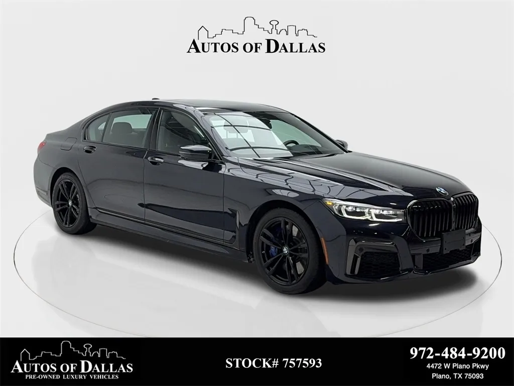 2022 BMW 7 Series 740i xDrive M SPORT,NAV,CAM,PANO,CLMT STS,HEADS UP for sale in Plano, TX
