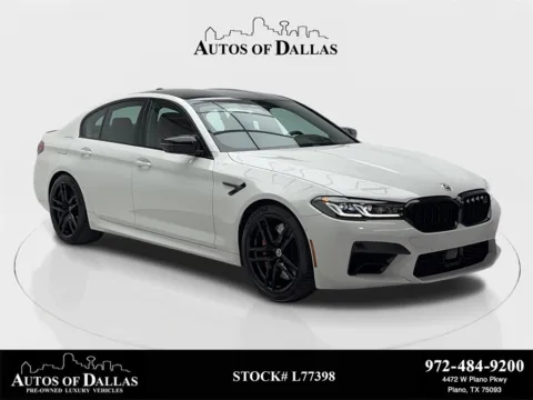White 2023 BMW M5 COMPETITION PKG,NAV,CAM,CARBON ROOF,HEADS UP for sale in Plano, TX