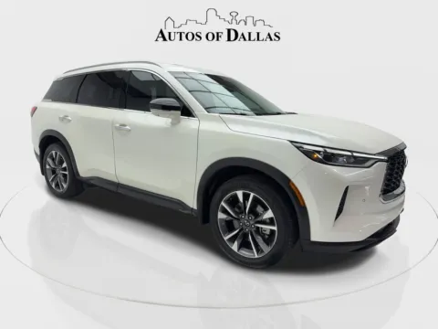 Photos of 2023 INFINITI QX60 LUXE NAV,CAM,SUNROOF,CLMT STS,BLIND SPOT,3RD ROW for sale in Plano, TX at Autos of Dallas - Plano
