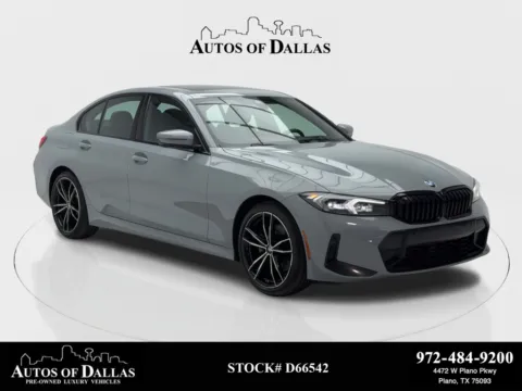 Gray 2023 BMW 3 Series 330i xDrive M SPORT,NAV,CAM,SUNROOF,HEADS UP for sale in Plano, TX