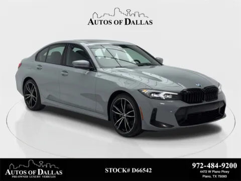 Gray 2023 BMW 3 Series 330i xDrive M SPORT,NAV,CAM,SUNROOF,HEADS UP for sale in Plano, TX