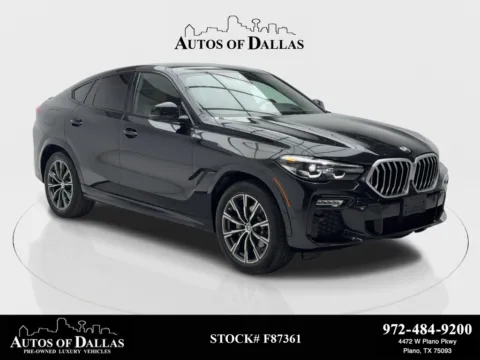 Black 2021 BMW X6 xDrive40i M SPORT,NAV,CAM,PANO,HTD STS,BLIND SPOT for sale in Plano, TX