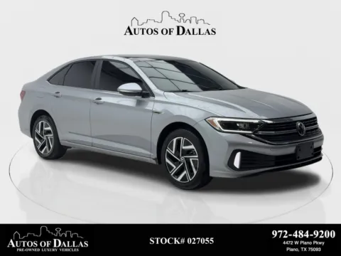 Silver 2024 Volkswagen Jetta 1.5T SEL CAM,PANO,HTD STS,BLIND SPOT,17" WLS for sale in Plano, TX