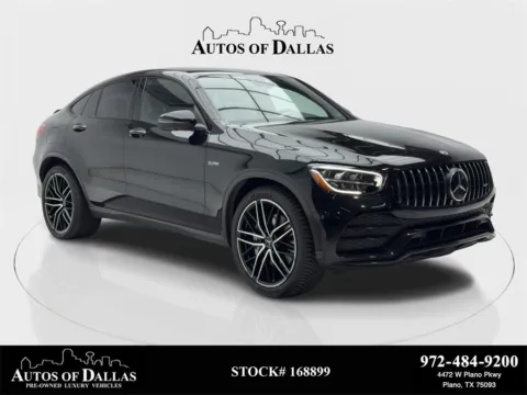 Black 2023 Mercedes-Benz GLC 43 AMG Coupe NIGHT PKG,NAV,CAM,PANO,BLIND SPOT for sale in Plano, TX