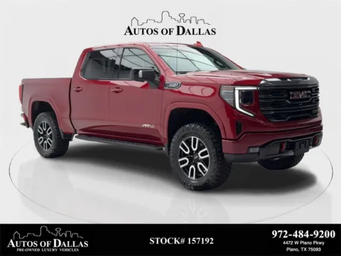 Red 2024 GMC Sierra 1500 AT4 NAV,CAM,CLMT STS,BLIND SPOT,20" WLS for sale in Plano, TX