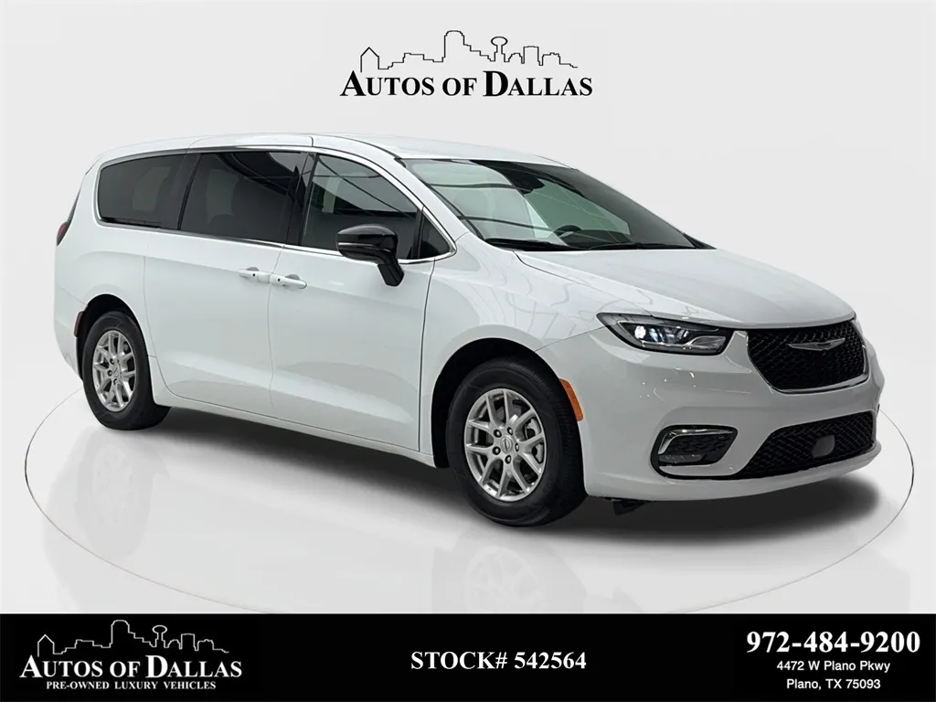 White 2025 Chrysler Pacifica Select CAM,HTD STS,BLIND SPOT,3RD ROW for sale in Plano, TX