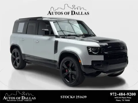 Gray 2024 Land Rover Defender 110 X NAV,CAM,PANO,HTD STS,BLIND SPOT,22" WLS for sale in Plano, TX
