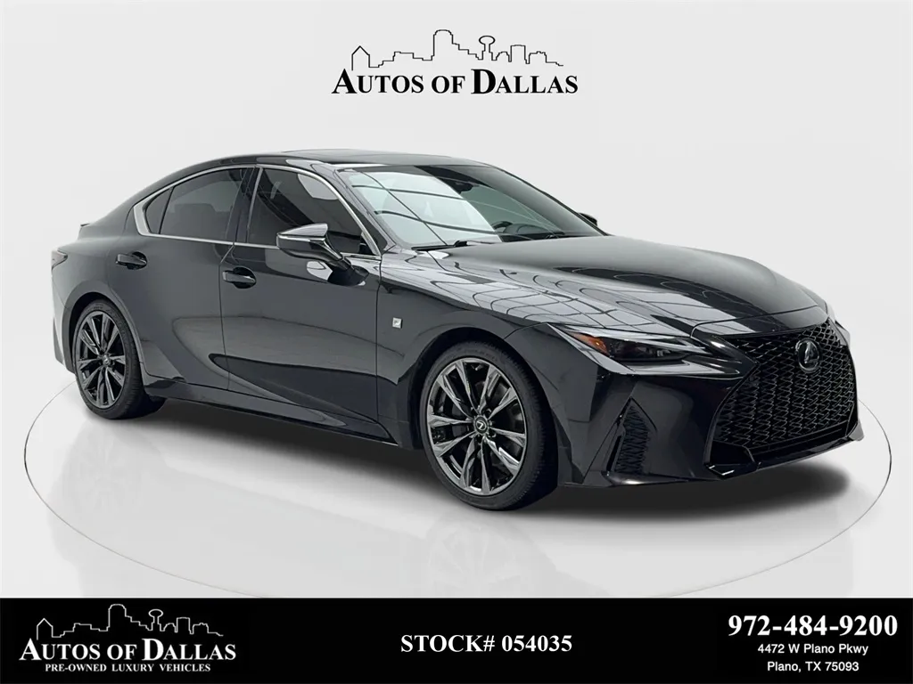 2022 Lexus IS 350 F SPORT CAM,SUNROOF,CLMT STS,BLIND SPOT,19" WL for sale in Plano, TX