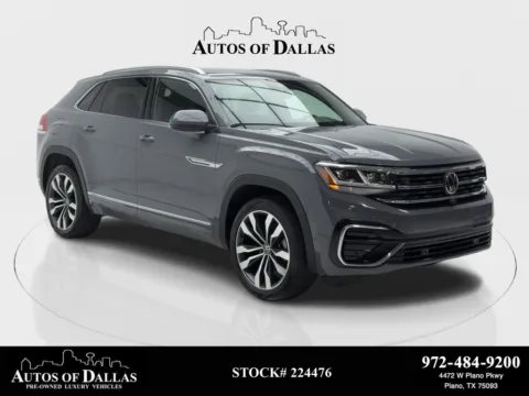 Gray 2023 Volkswagen Atlas Cross Sport 3.6L V6 SEL Premium R-Line NAV,CAM,PANO,BLIND SPOT for sale in Plano, TX