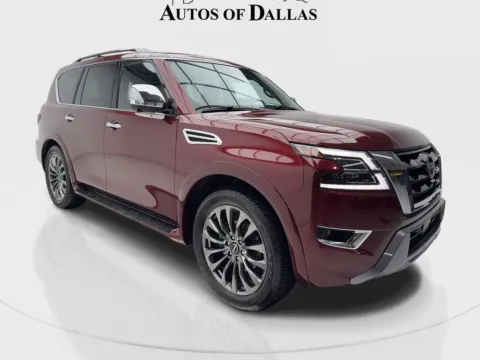 Photos of 2024 Nissan Armada Platinum NAV,CAM,SUNROOF,HTD STS,BLIND SPOT,3RD RO for sale in Plano, TX at Autos of Dallas - Plano