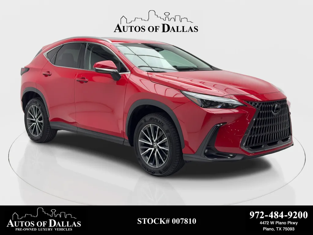 Red 2024 Lexus NX 250 Premium NAV,CAM,SUNROOF,CLMT STS,BLIND SPOT for sale in Plano, TX