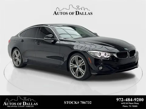 Black 2017 BMW 4 Series 430i Gran Coupe for sale in Plano, TX