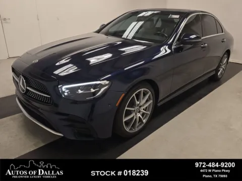 Photos of 2022 Mercedes-Benz E-Class E 350 AMG SPORT,NAV,CAM,SUNROOF,BLIND SPOT for sale in Plano, TX at Autos of Dallas - Plano