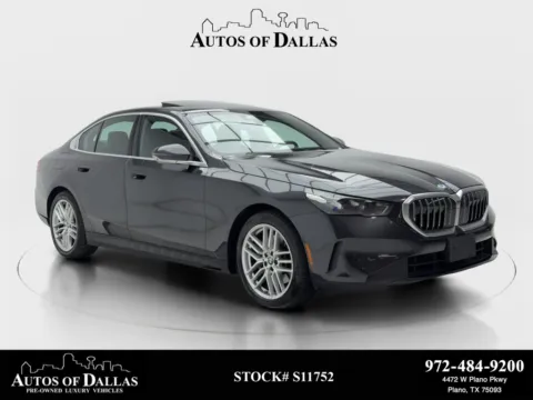 White 2024 BMW 5 Series 530i SPORT LINE,NAV,CAM,SUNROOF,HEADS UP for sale in Plano, TX